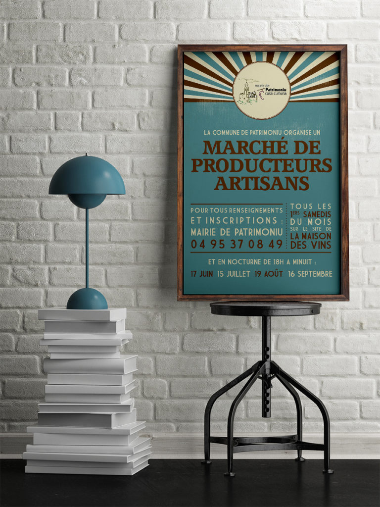 graphiste corse création affiche Patrimoniu