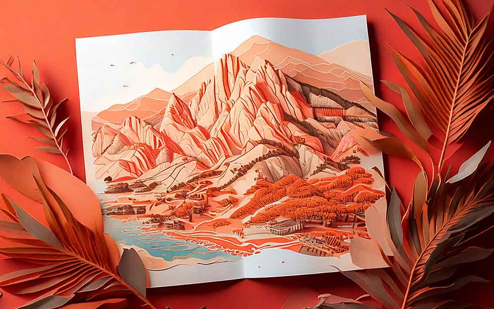 Brochures d’été : créer des matériaux visuellement attrayants pour les touristes visitant la Corse